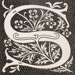 Lettre décorée 